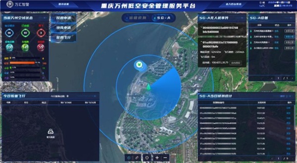 5G-A与RID数据融合平台界面。重庆移动供图 第1眼TV-华龙网发